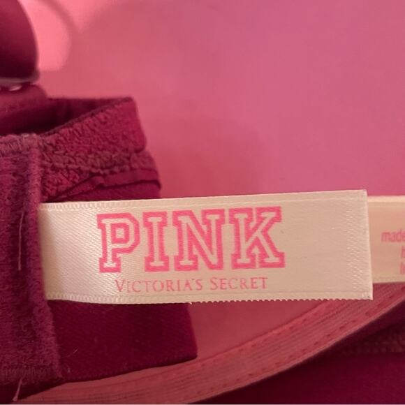 Pink Victoria Secret Lightly Padded Bra‎ Size 36C - Picture 4 of 5